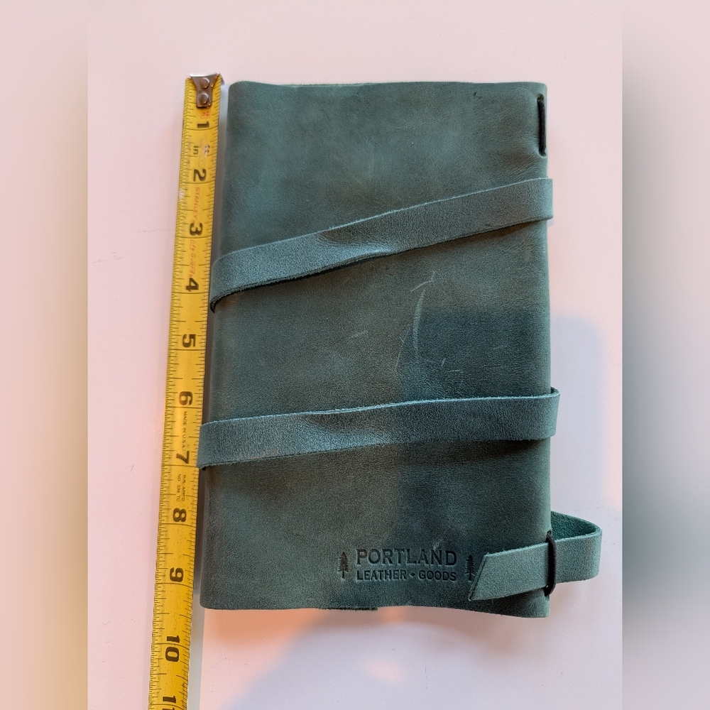 Portland Leather Journal Cover Green NO JOURNAL - Picture 5 of 9